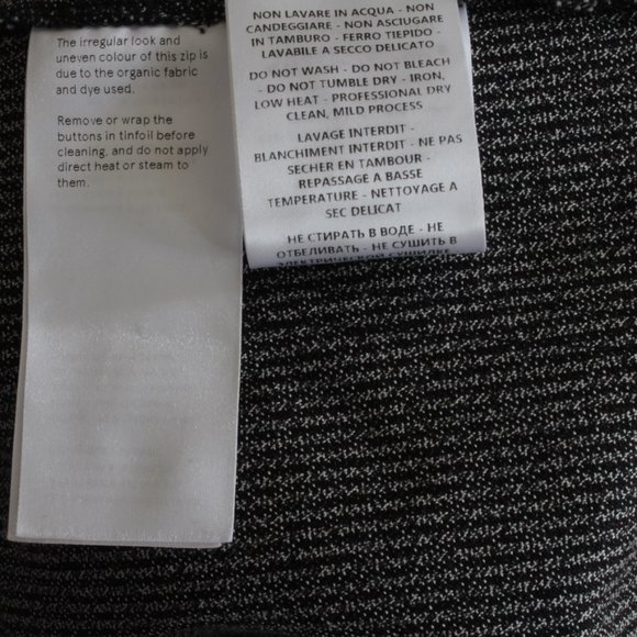 Stella McCartney dress pants wool and cotton birdseye size 40 seam down middle‎ - Picture 13 of 14